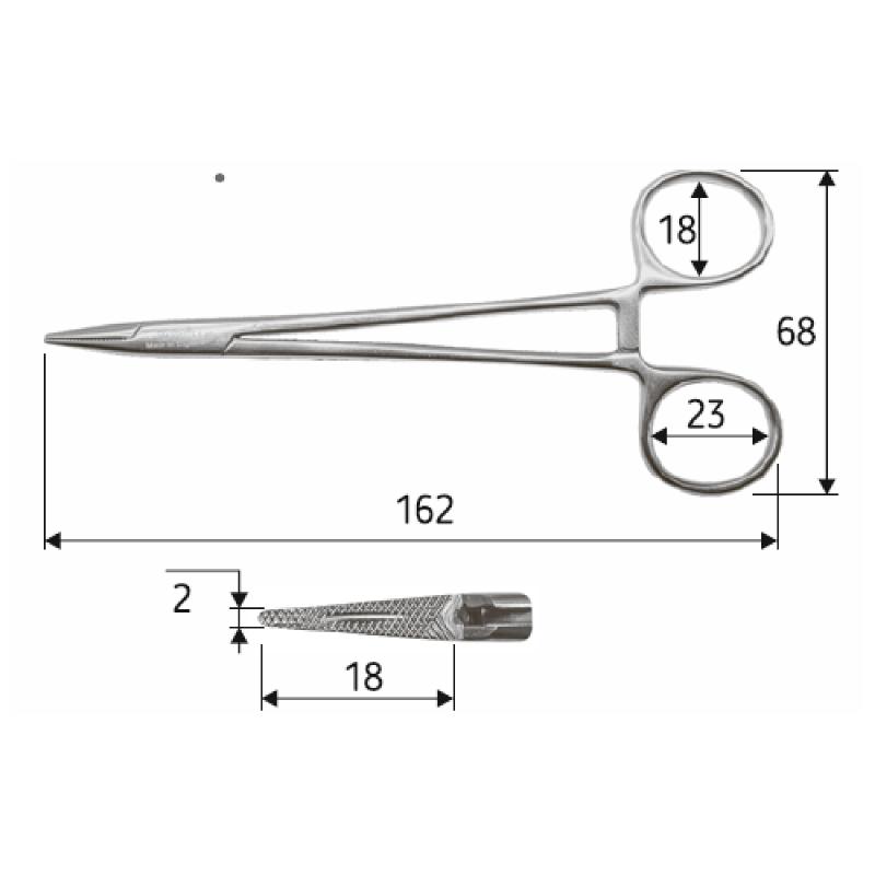 Голкотримач Mayo-Hegar,16 см, N0879, Nova Instruments